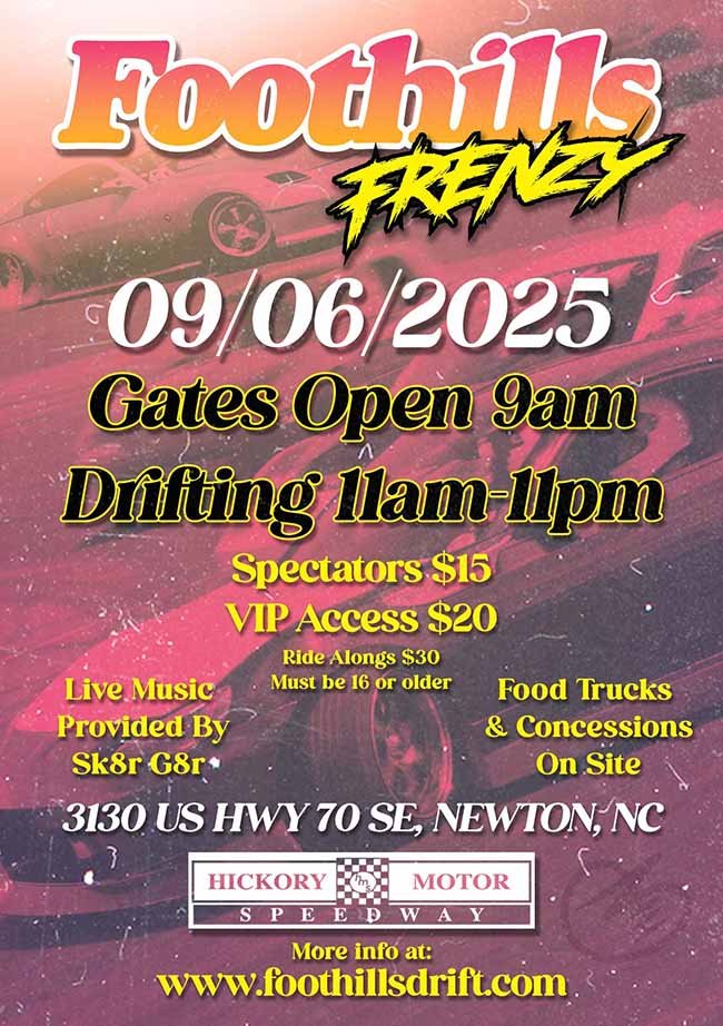 Foothills Frenzy Drift Event
