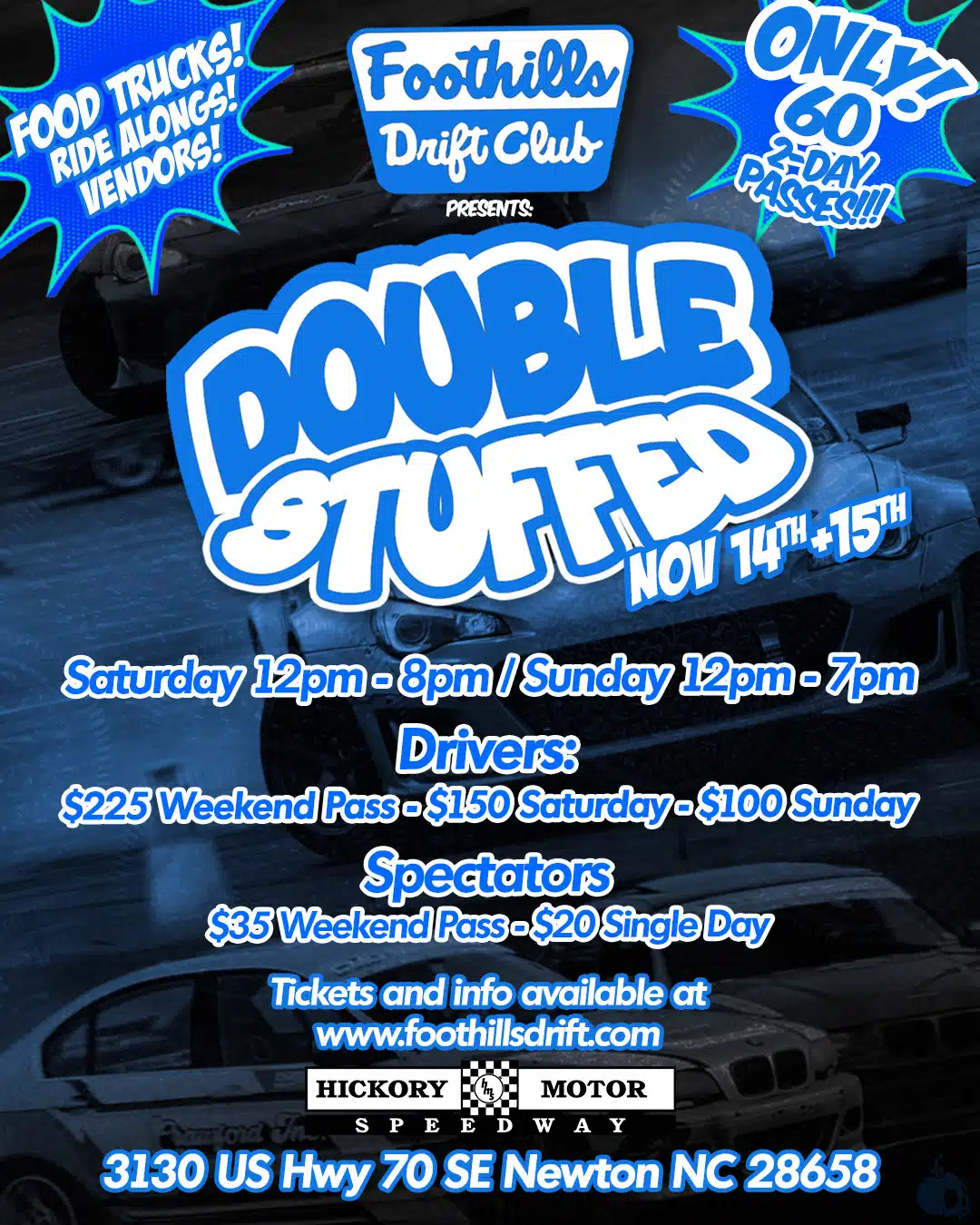 Double Stuffed Event Flyer